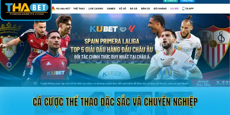 Thienhabet nổi bật với Cá cược thể thao – Sôi động từng giây
